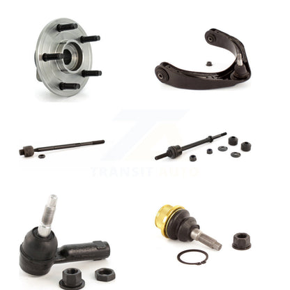 Hub Bearing Upper Control Arm Lower Ball Joint Tie Rod & Link Front Left Kit For