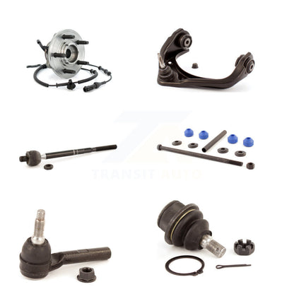 Bearing Upper Arm Lower Ball Joint Tie Rod & Link Front Left Kit (6Pc) For Ford
