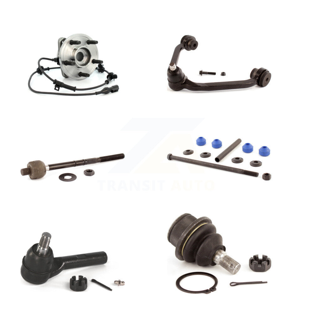 Bearing Upper Control Arm Lower Ball Joint Tie Rod Link Front Left Kit For Ford