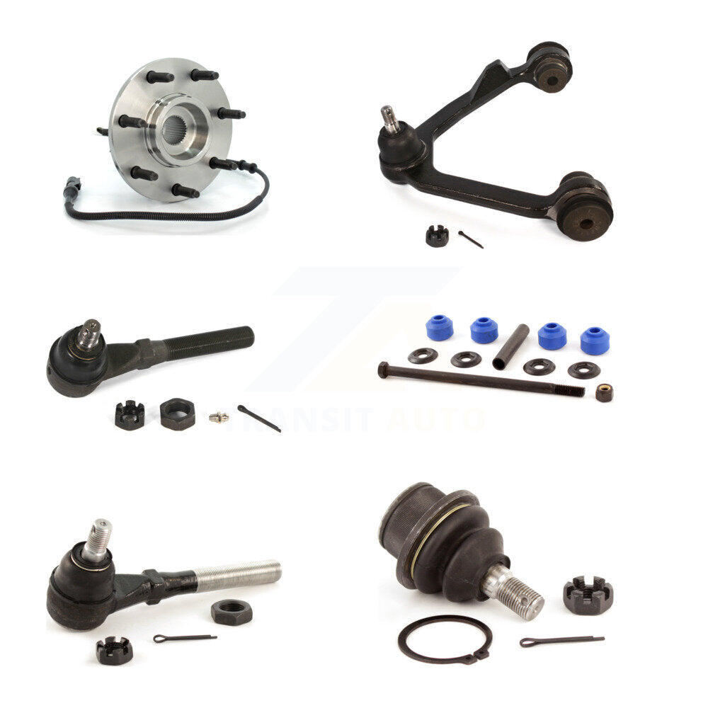 Bearing Upper Arm Lower Ball Joint Tie Rod & Link Front Left Kit For Ford F-150