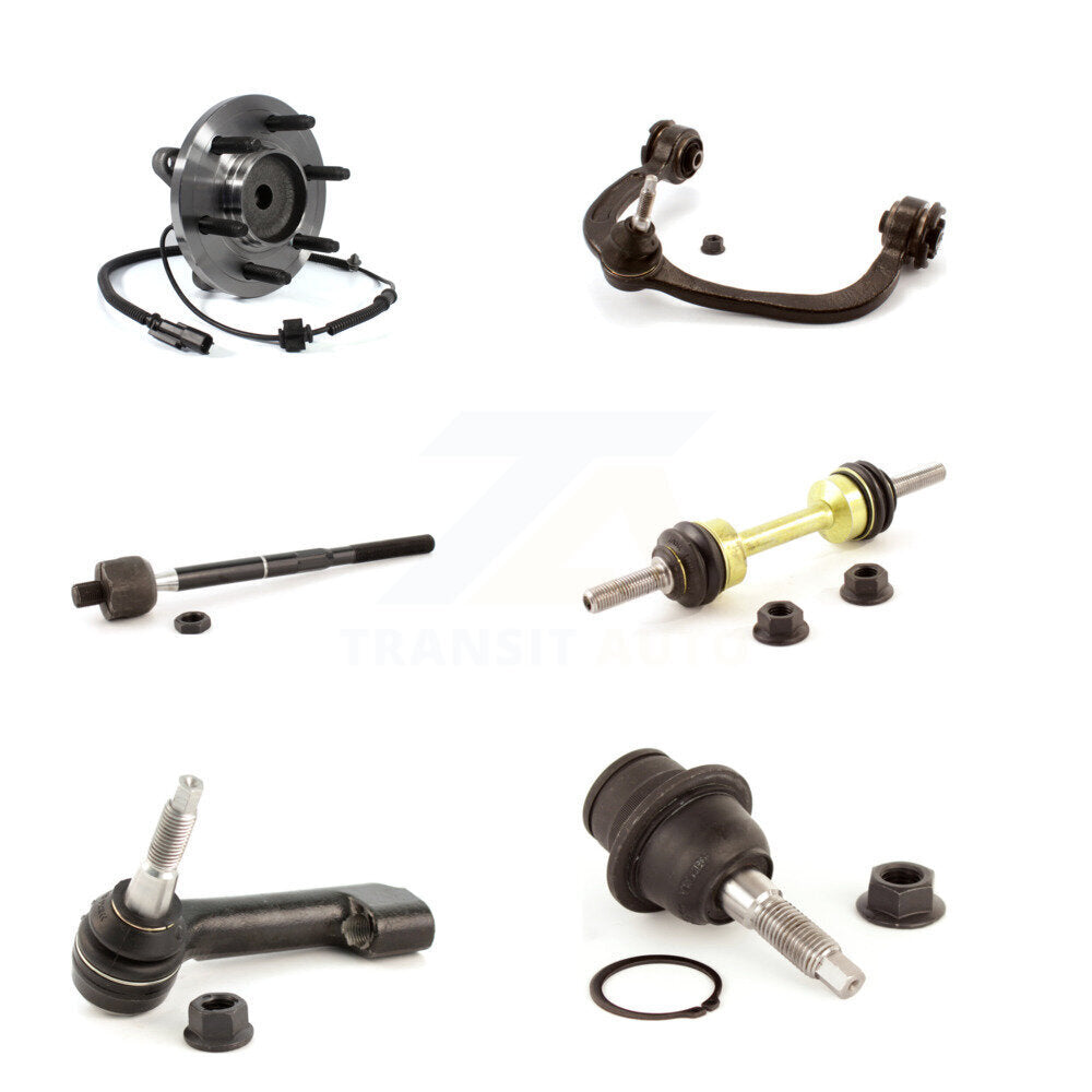 Bearing Upper Control Arm Lower Ball Joint Tie Rod Link Front Left Kit For Ford