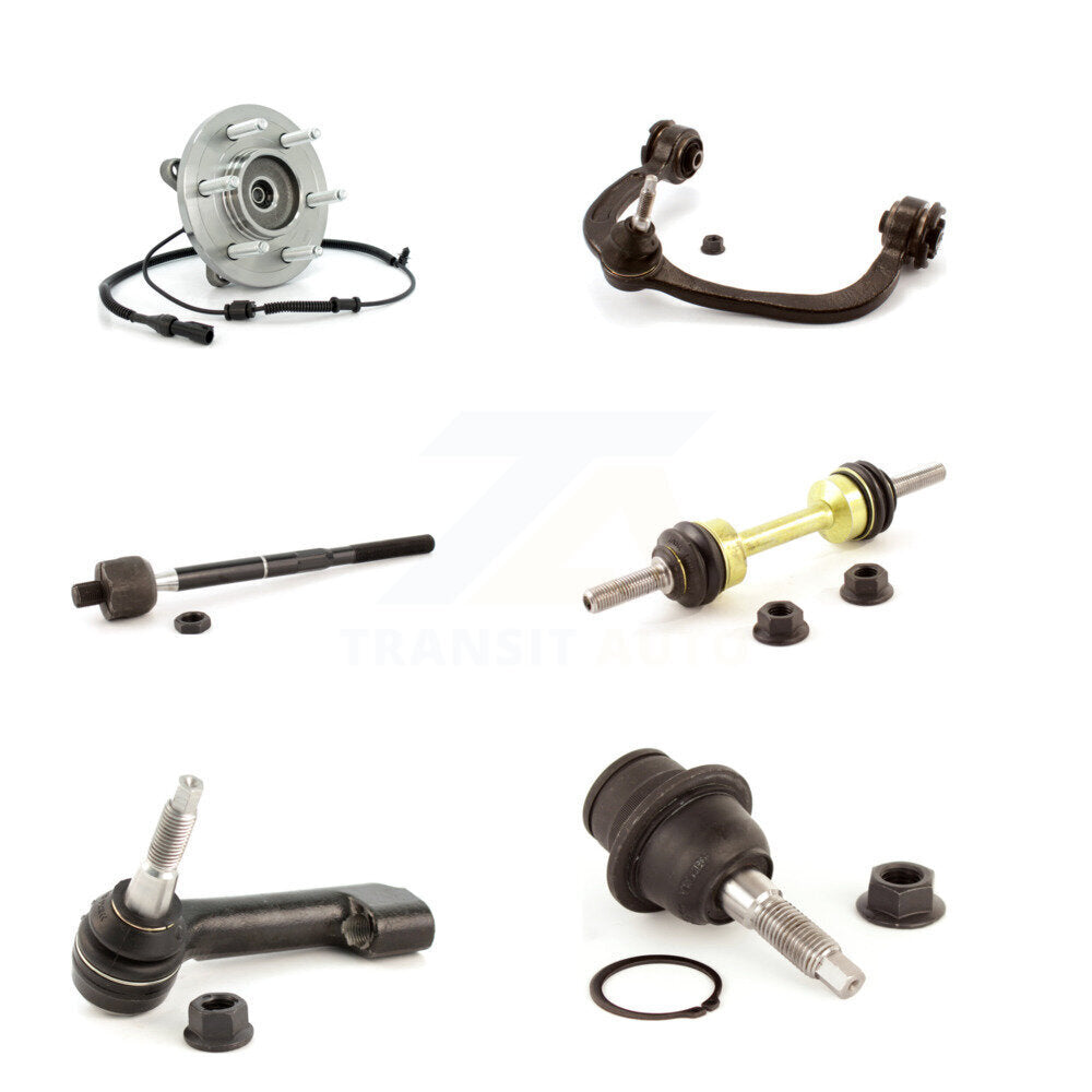 Bearing Upper Control Arm Lower Ball Joint Tie Rod Link Front Left Kit For Ford