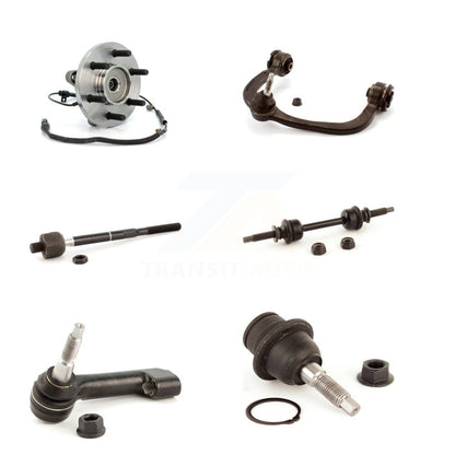 Hub Bearing Upper Control Arm Lower Ball Joint Tie Rod & Link Front Left Kit For