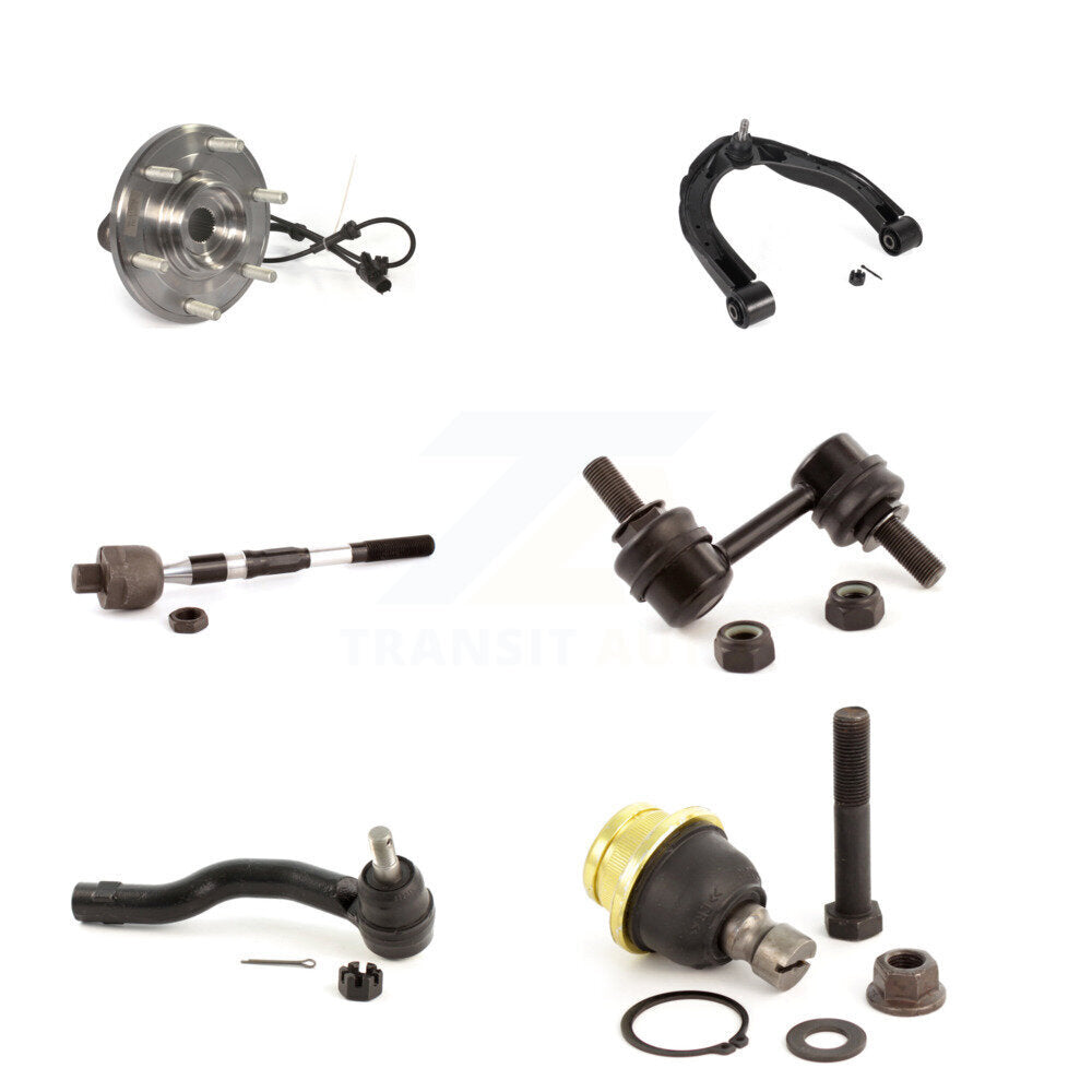 Bearing Upper Control Arm Lower Ball Joint Tie Rod Link Front Left Kit For TITAN