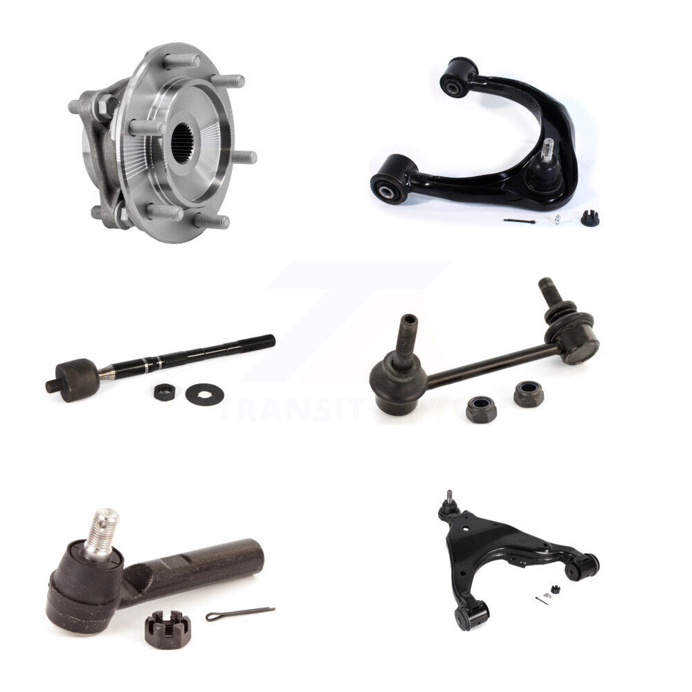Bearing Lower Upper Control Arm Tie Rod & Link Front Left Kit For Toyota Tacoma