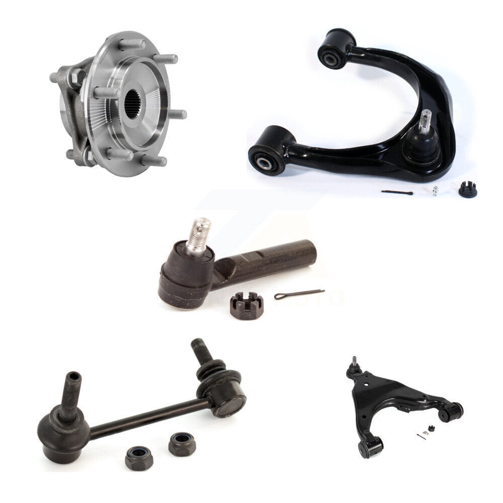 Hub Bearing Lower Upper Arm Outer Tie Rod Link Front Left Kit For Toyota Tacoma