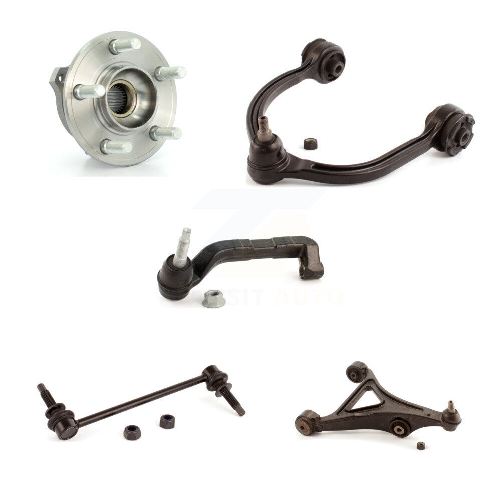 Bearing Lower Upper Control Arm Outer Tie Rod Link Front Left Kit (5Pc) For 300