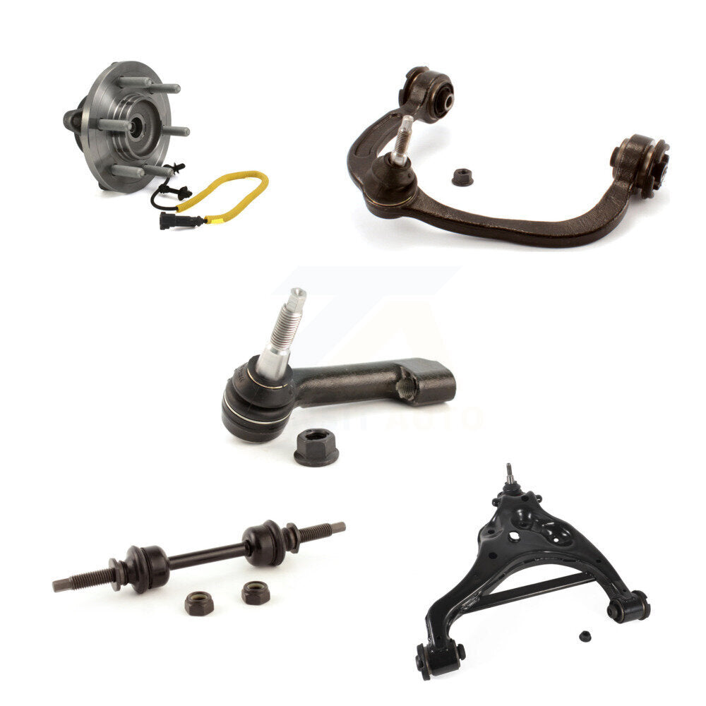 Bearing Lower Upper Control Arm Outer Tie Rod Link Front Left Kit For Ford F-150