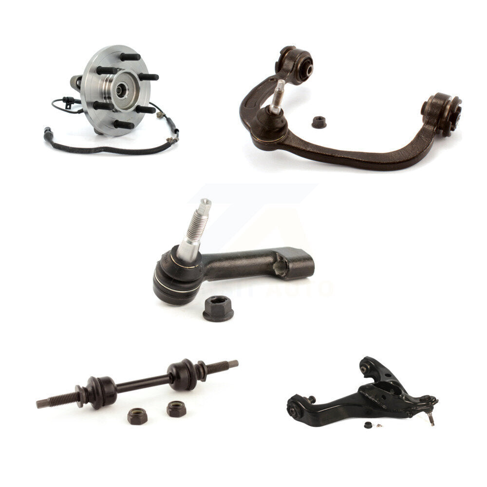 Bearing Lower Upper Control Arm Outer Tie Rod Link Front Left Kit For Ford F-150