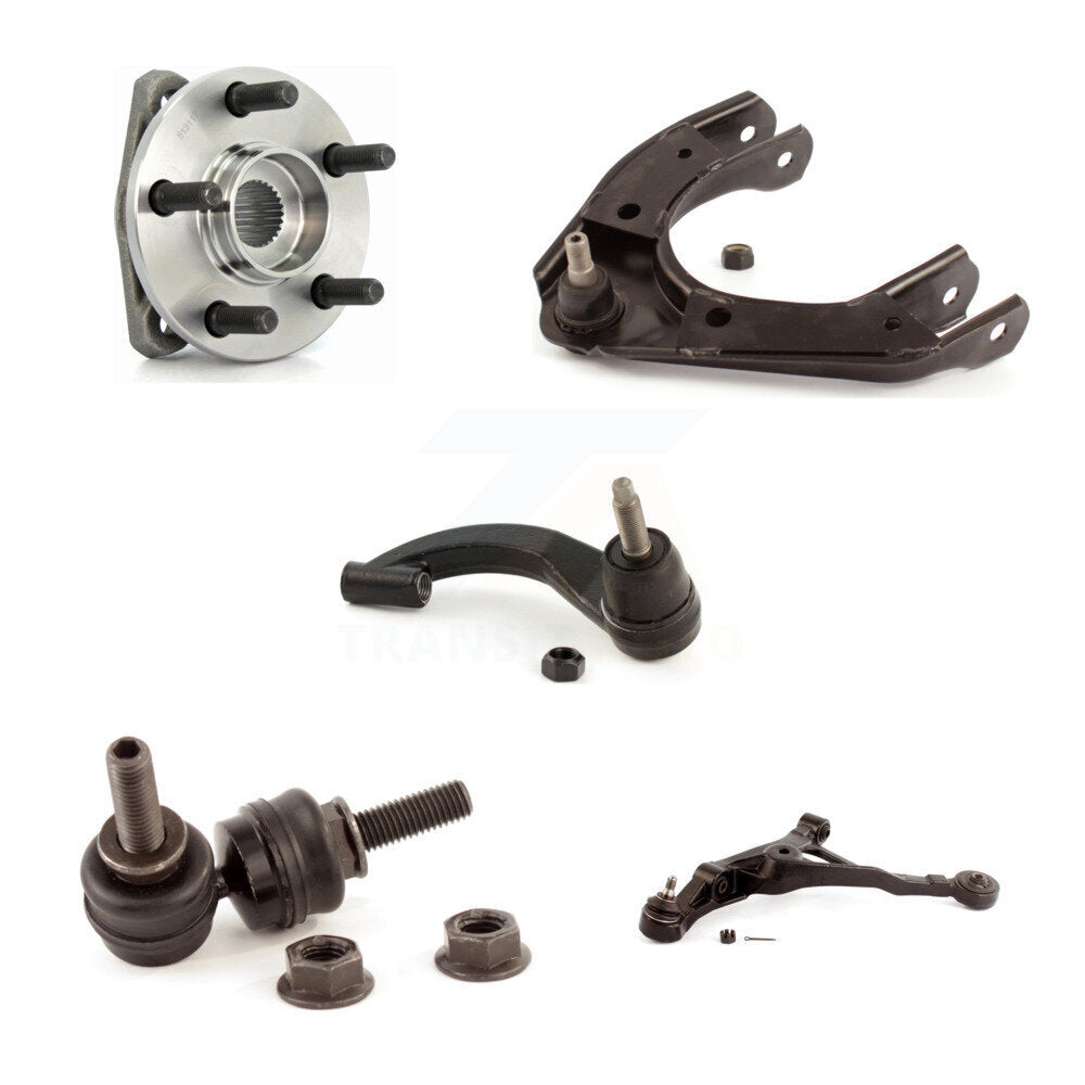 Bearing Lower Upper Control Arm Outer Tie Rod & Link Front Left Kit For Chrysler