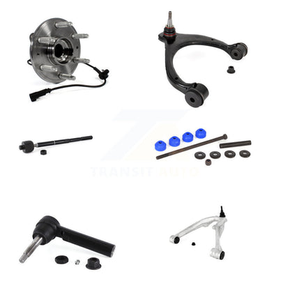 Bearing Lower Upper Control Arm Tie Rod Link Front Left Kit (6Pc) For Chevrolet