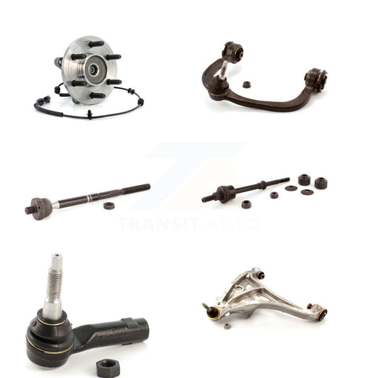 Bearing Lower Upper Control Arm Tie Rod Link Front Left Kit (6Pc) For Ford F-150