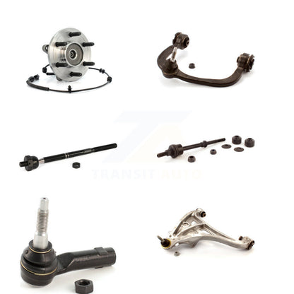 Bearing Lower Upper Control Arm Tie Rod Link Front Left Kit (6Pc) For Ford F-150