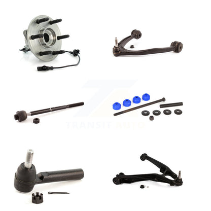 Bearing Lower Upper Control Arm Tie Rod Link Front Left Kit (6Pc) For Chevrolet