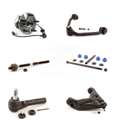 Hub Bearing Lower Upper Control Arm Tie Rod Link Front Left Kit For Mazda B4000