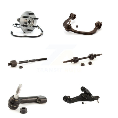 Bearing Lower Upper Control Arm Tie Rod Link Front Left Kit (6Pc) For Ford F-150
