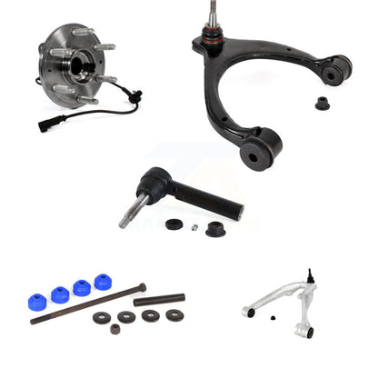 Bearing Lower Upper Control Arm Outer Tie Rod Link Front Left Kit (5Pc) For GMC