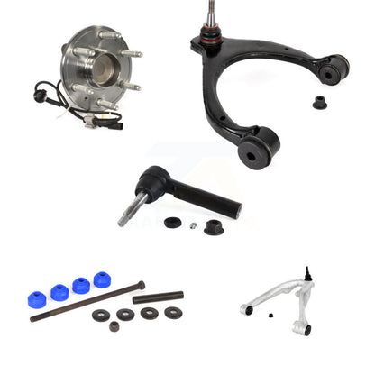Bearing Lower Upper Control Arm Outer Tie Rod Link Front Left Kit (5Pc) For GMC