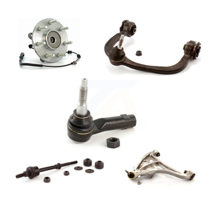 Bearing Lower Upper Control Arm Outer Tie Rod Link Front Left Kit (5Pc) For Ford