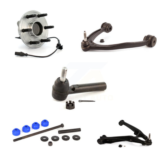 Bearing Lower Upper Control Arm Outer Tie Rod Link Front Left Kit (5Pc) For GMC