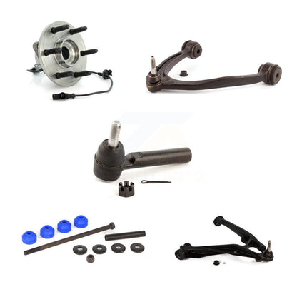 Bearing Lower Upper Control Arm Outer Tie Rod Link Front Left Kit (5Pc) For GMC