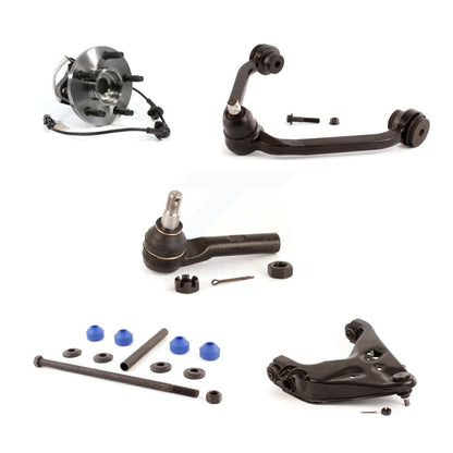 Bearing Lower Upper Control Arm Ball Joint Outer Tie Rod Link Front Left Kit For