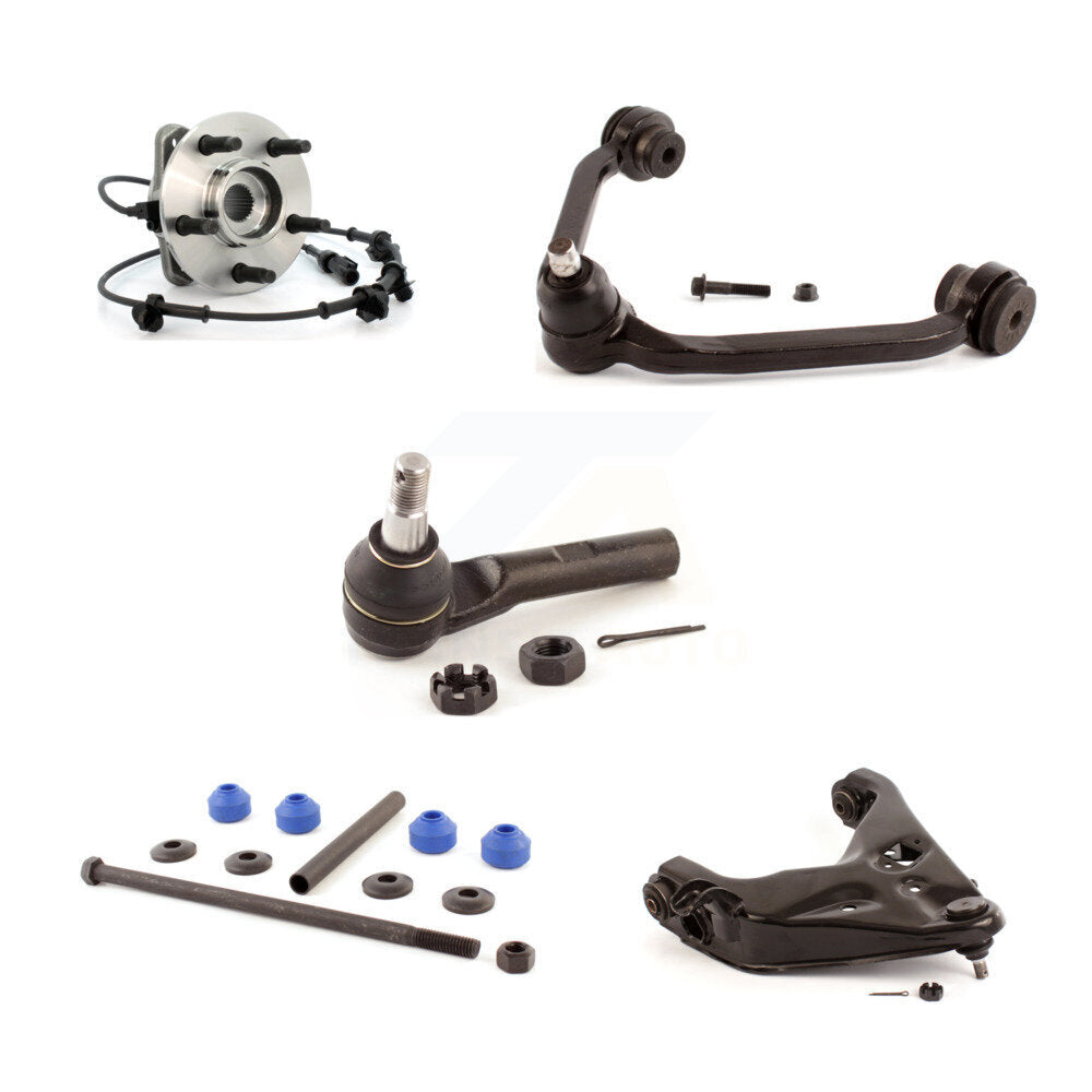 Bearing Lower Upper Arm Outer Tie Rod Link Front Left Kit (5Pc) For Ford Ranger