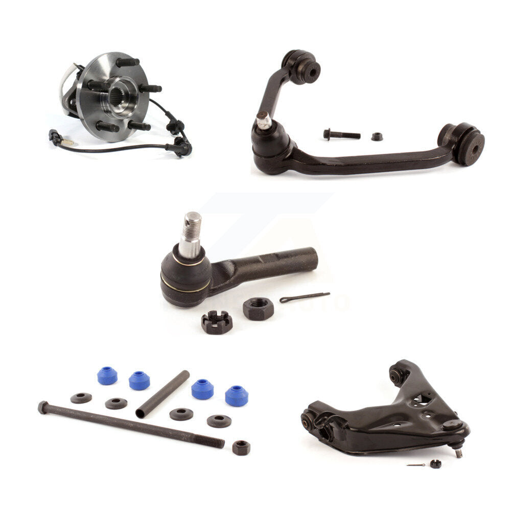 Bearing Lower Upper Arm Outer Tie Rod Link Front Left Kit (5Pc) For Ford Ranger