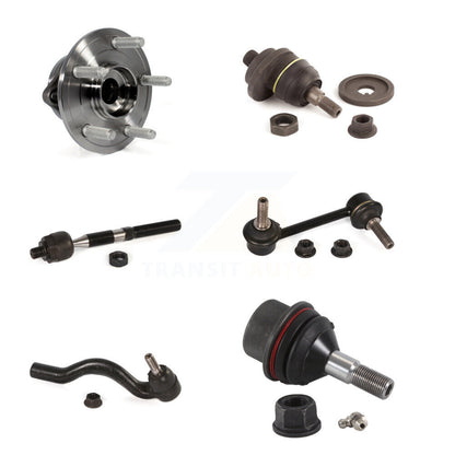 Bearing Upper Lower Ball Joint Tie Rod Link Front Left Kit (6Pc) For Jeep Grand