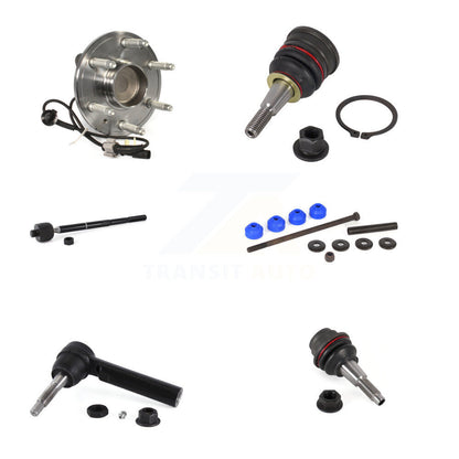 Bearing Upper Lower Ball Joint Tie Rod Link Front Kit (6Pc) For Chevrolet GMC XL