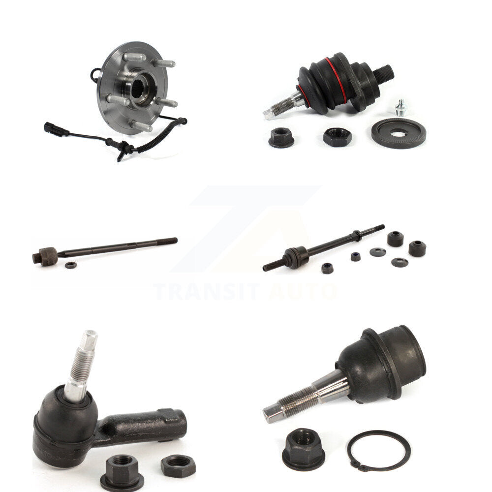 Bearing Upper Lower Ball Joint Tie Rod Link Front Kit (6Pc) For 12 Ram 1500 4WD