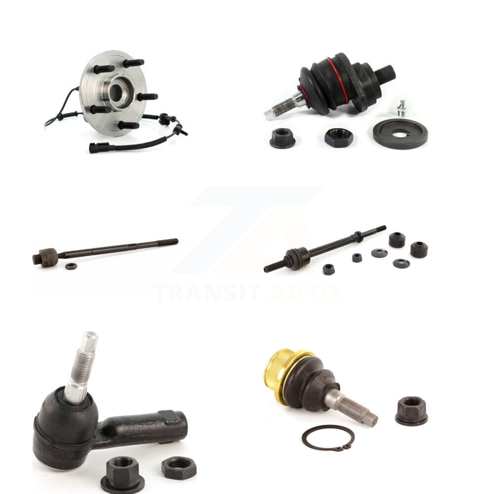 Bearing Upper Lower Ball Joint Tie Rod & Link Front Kit (6Pc) For Dodge Ram 1500