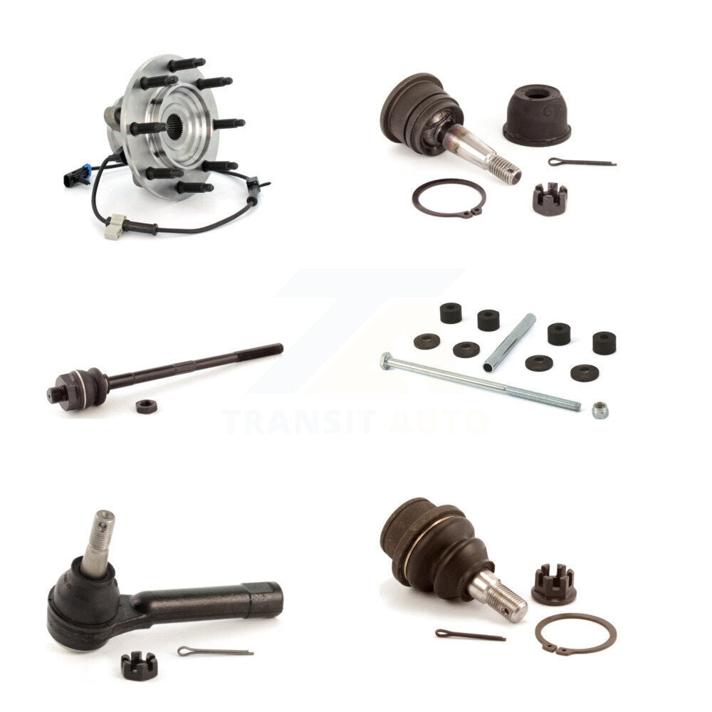 Bearing Upper Lower Ball Joint Tie Rod & Link Front Kit (6Pc) For Chevrolet 1500