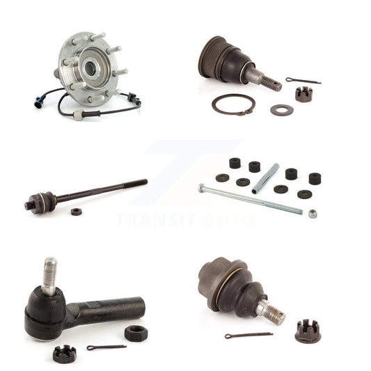 Bearing Upper Lower Ball Joint Tie Rod & Link Front Kit (6Pc) For Chevrolet GMC