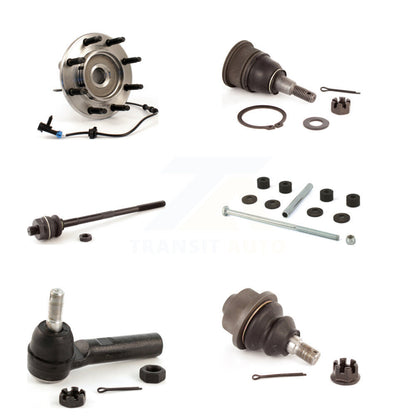 Bearing Upper Lower Ball Joint Tie Rod Link Front Kit (6Pc) For Chevrolet GMC HD