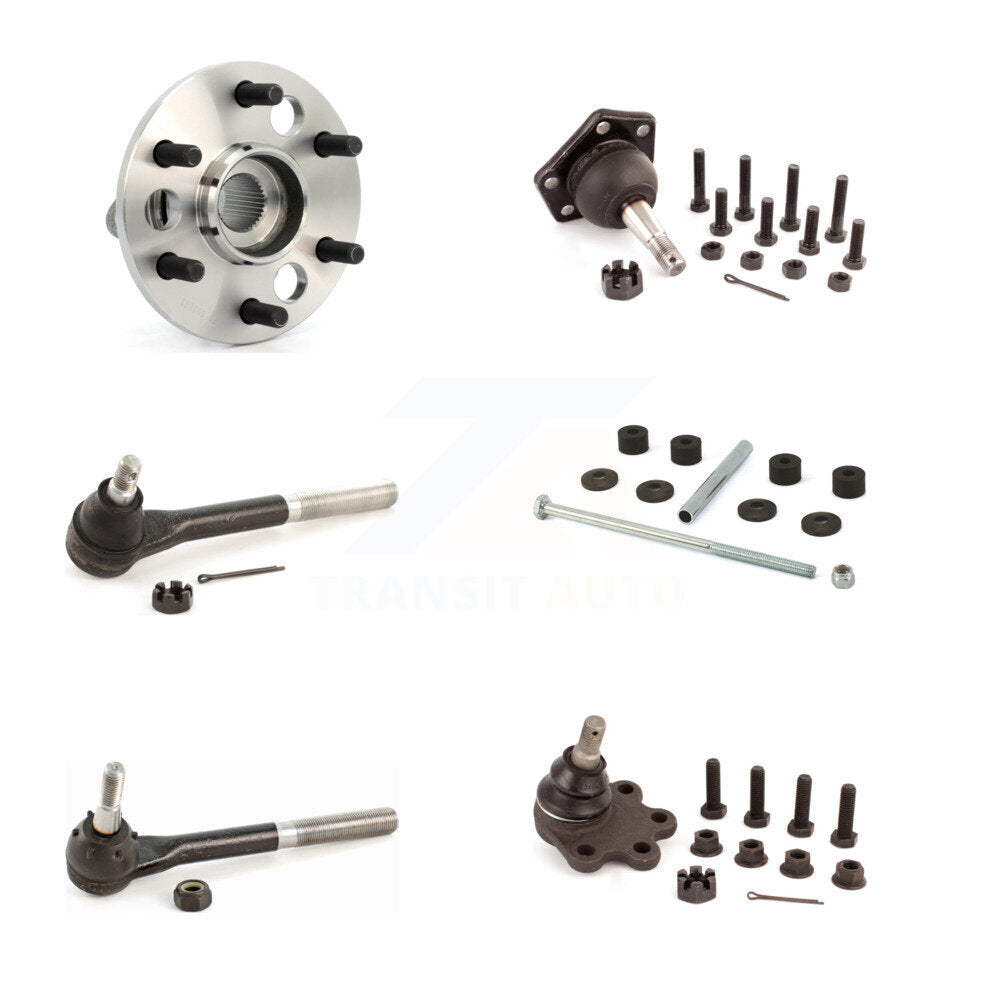 Bearing Upper Lower Ball Joint Tie Rod Link Front Kit (6Pc) For K1500 Chevrolet