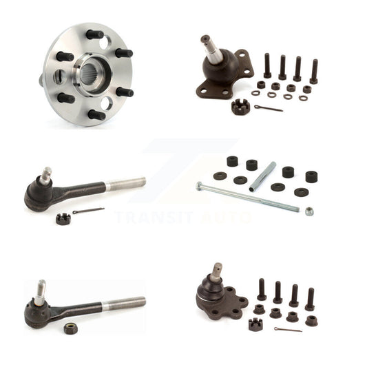 Bearing Upper Lower Ball Joint Tie Rod & Link Front Kit (6Pc) For K2500 Suburban