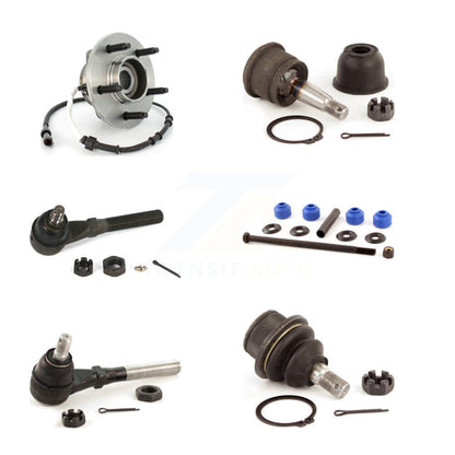 Bearing Upper Lower Ball Joint Tie Rod Link Front Left Kit (6Pc) For Ford F-150