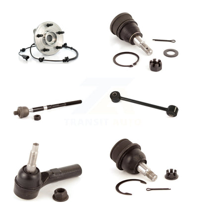 Bearing Upper Lower Ball Joint Tie Rod Link Front Left Kit (6Pc) For Jeep Grand