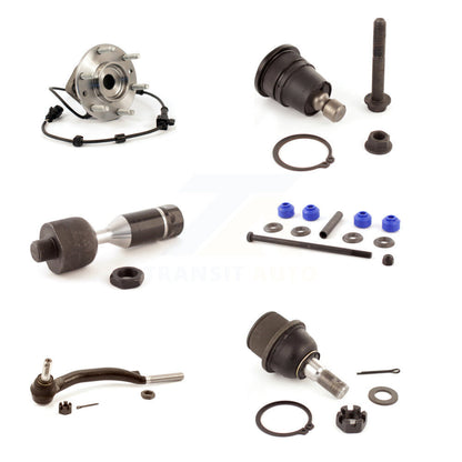 Bearing Upper Lower Ball Joint Tie Rod & Link Front Left Kit (6Pc) For Chevrolet