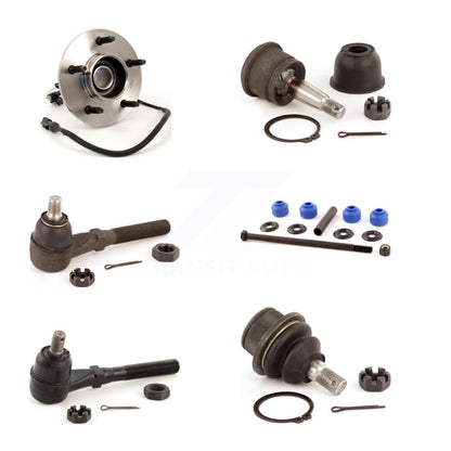 Bearing Upper Lower Ball Joint Tie Rod Link Front Right Kit (6Pc) For Ford F-150