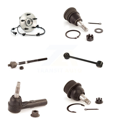 Bearing Upper Lower Ball Joint Tie Rod Link Front Right Kit (6Pc) For Jeep Grand