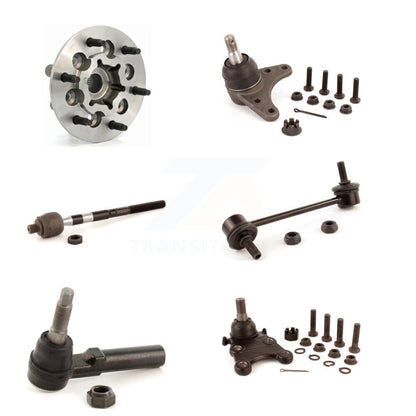 Bearing Upper Lower Ball Joint Tie Rod Link Front Right Kit (6Pc) For GMC Canyon