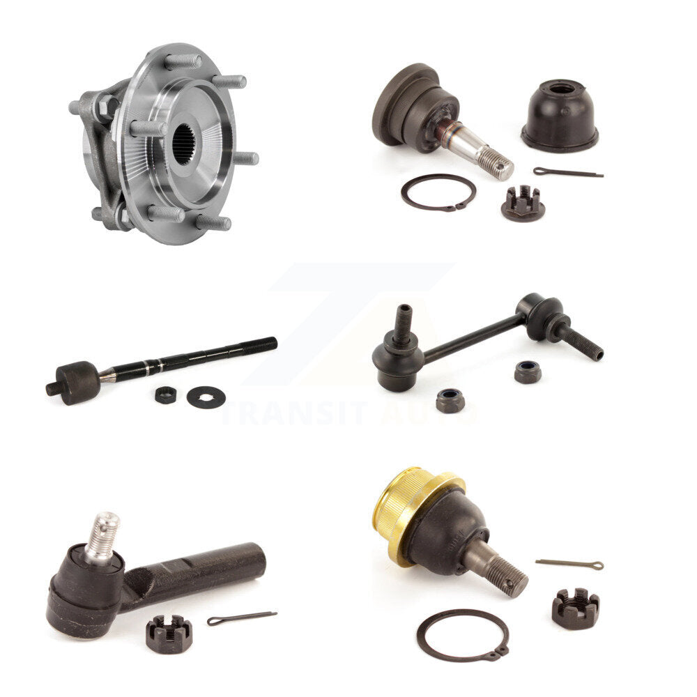 Bearing Upper Lower Ball Joint Tie Rod & Link Front Right Kit For Toyota Tacoma