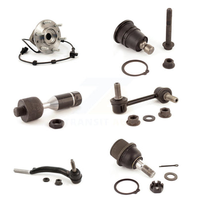 Bearing Upper Lower Ball Joint Tie Rod Link Front Right Kit (6Pc) For Chevrolet