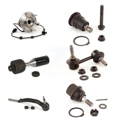 Bearing Upper Lower Ball Joint Tie Rod Link Front Right Kit (6Pc) For GMC Envoy