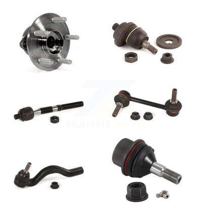 Bearing Upper Lower Ball Joint Tie Rod Link Front Right Kit (6Pc) For Jeep Grand