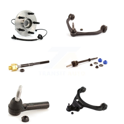 Bearing Lower Upper Control Arm Tie Rod Link Front Left Kit (6Pc) For Dakota Ram