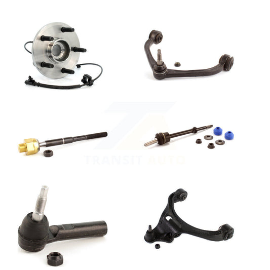 Bearing Lower Upper Control Arm Tie Rod Link Front Left Kit (6Pc) For Dakota Ram