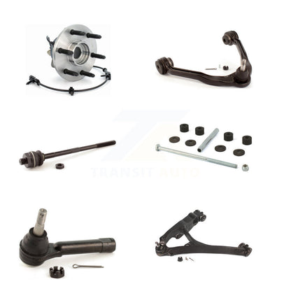 Bearing Lower Upper Control Arm Tie Rod Link Front Left Kit (6Pc) For Chevrolet